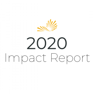2020 Impact Report with the Lumos Transforms logo
